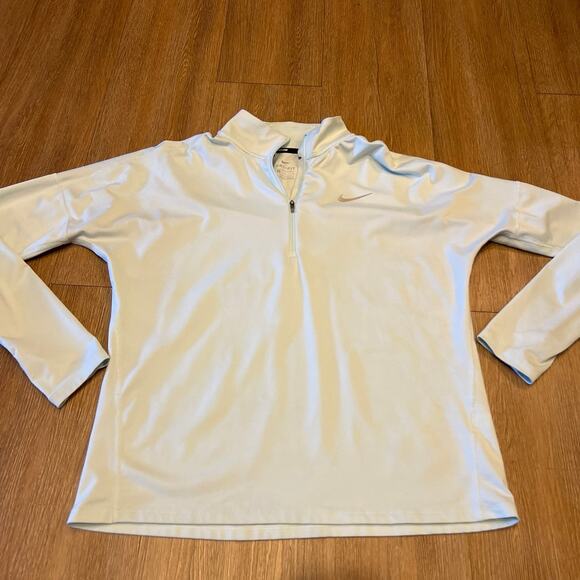 Nike ice blue pullover half zip Sz med - Picture 2 of 4